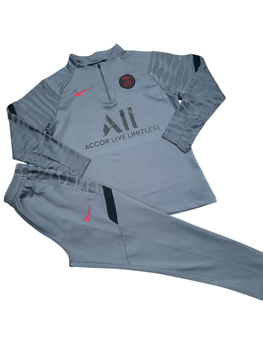 Nike PSG Dark Grey Training Tracksuit – Youth XL (Age 16)