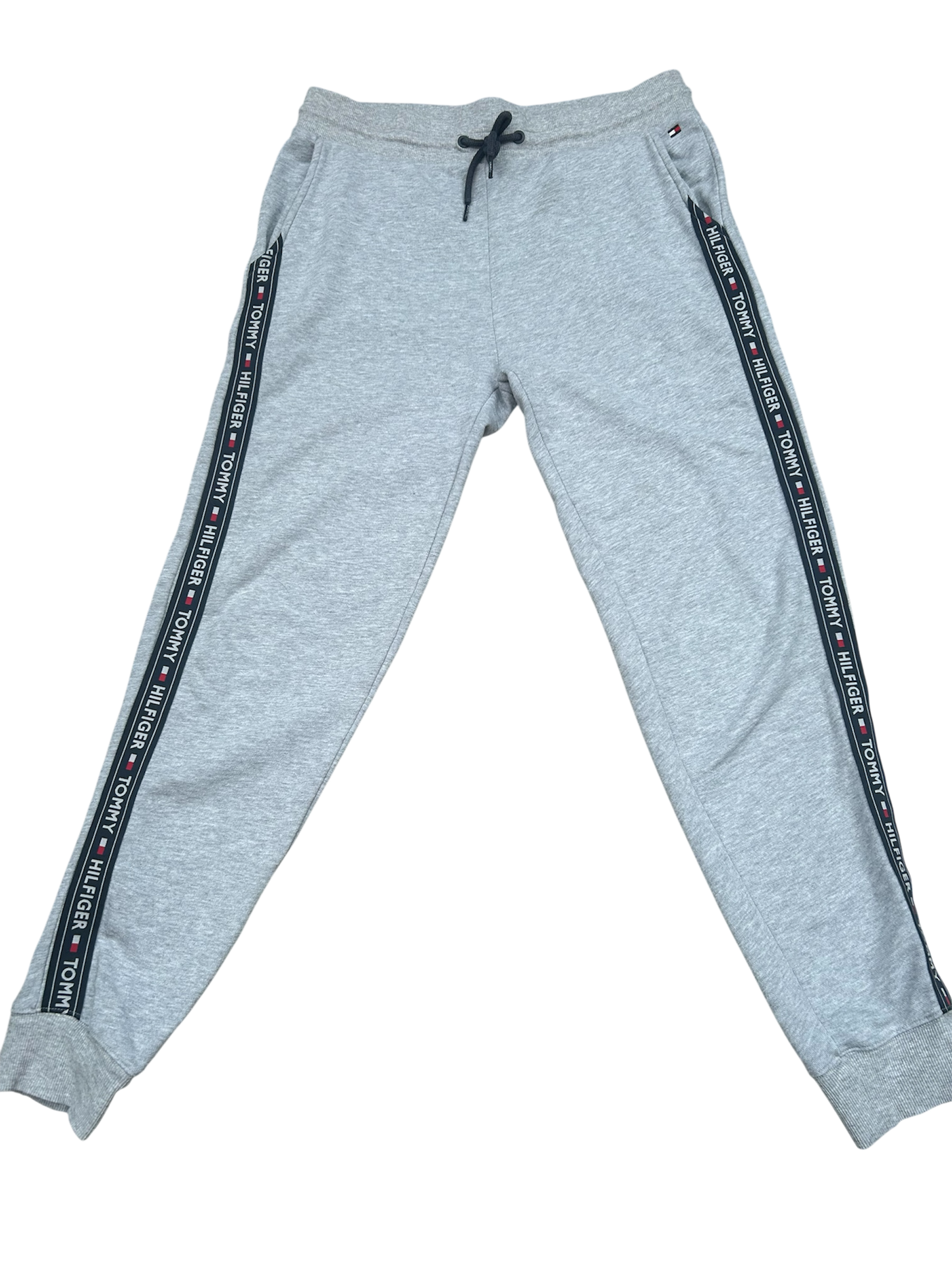 Tommy Hilfiger Grey Logo Tape Tracksuit – Men’s Medium