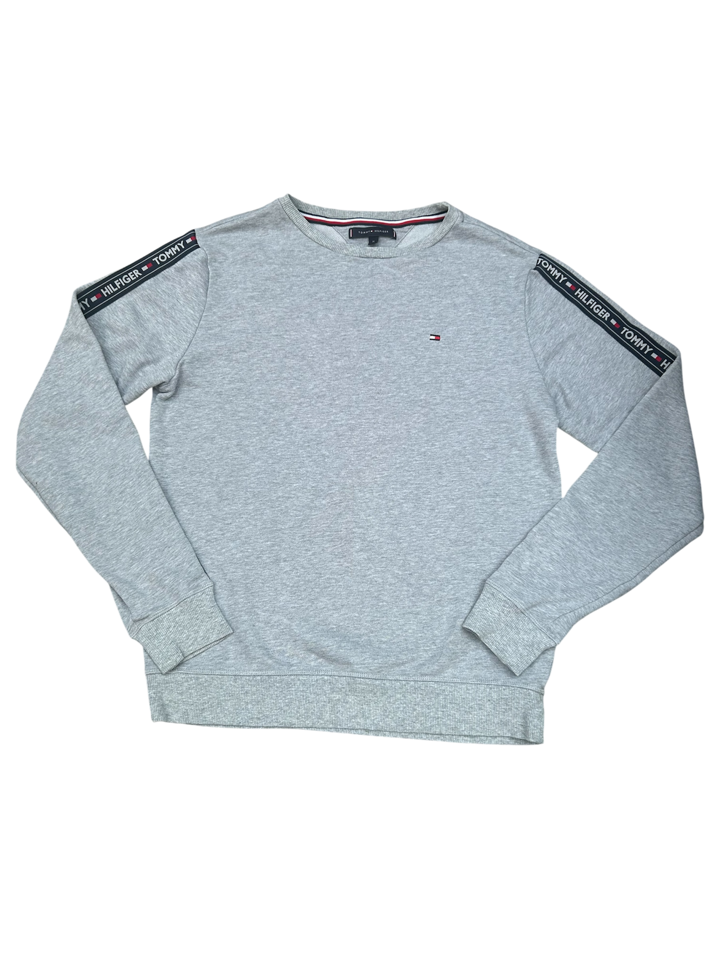 Tommy Hilfiger Grey Logo Tape Tracksuit – Men’s Medium