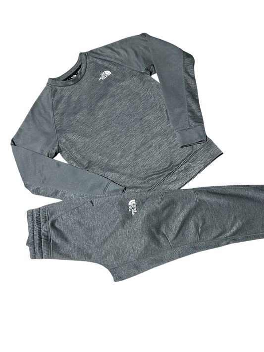 The North Face Grey Tracksuit – Crewneck & Joggers – Men’s Small