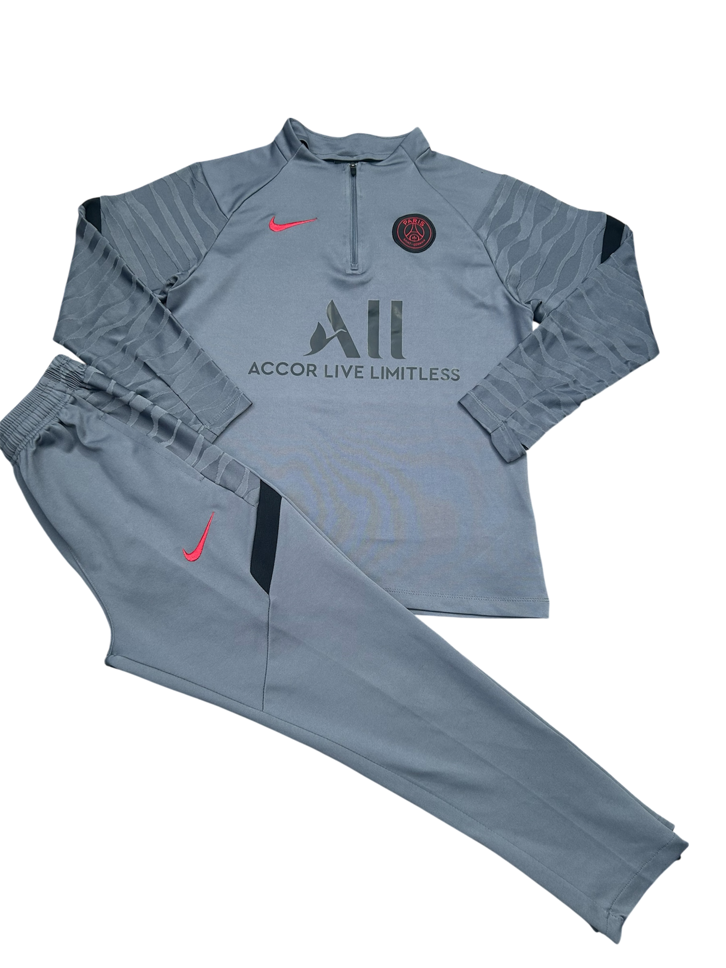 Nike PSG Dark Grey Training Tracksuit – Youth XL (Age 16)