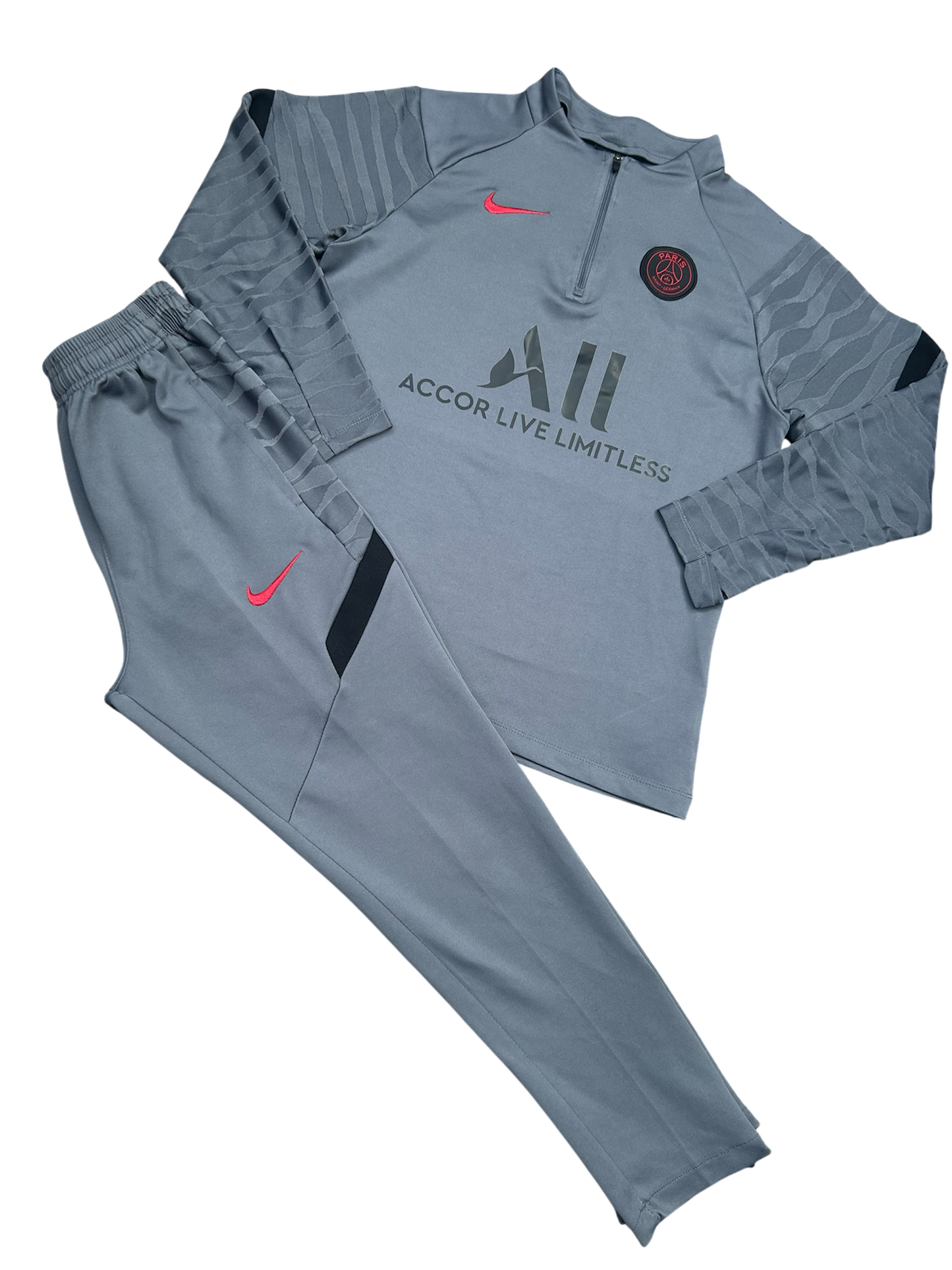 Nike PSG Dark Grey Training Tracksuit – Youth XL (Age 16)