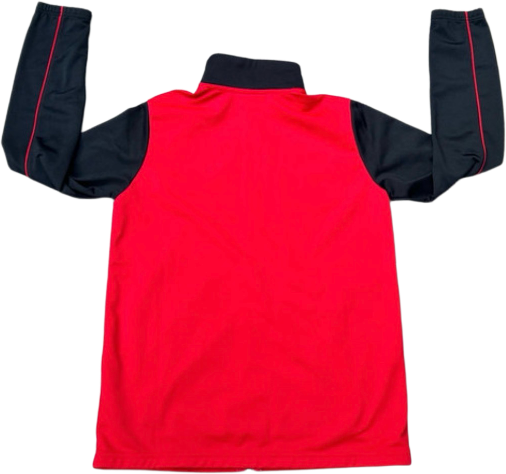 Nike black + red sports dri-fit tracksuit